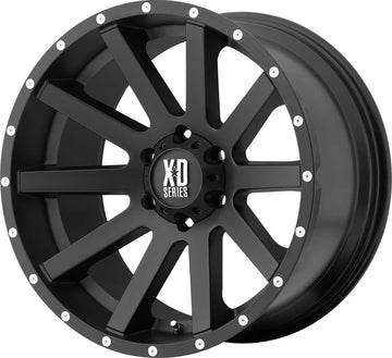 XD818 Heist Wheels Matte Black Finish - Brixton 4x4 - Buy Online Now!